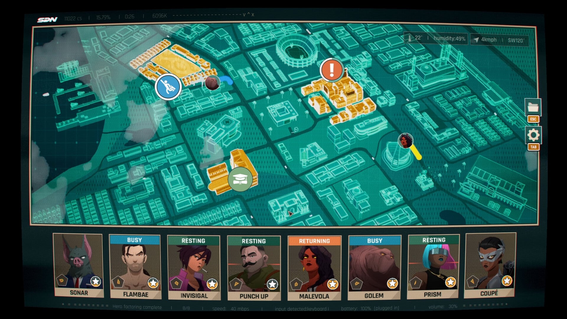 Dispatch gameplay screenshot 2