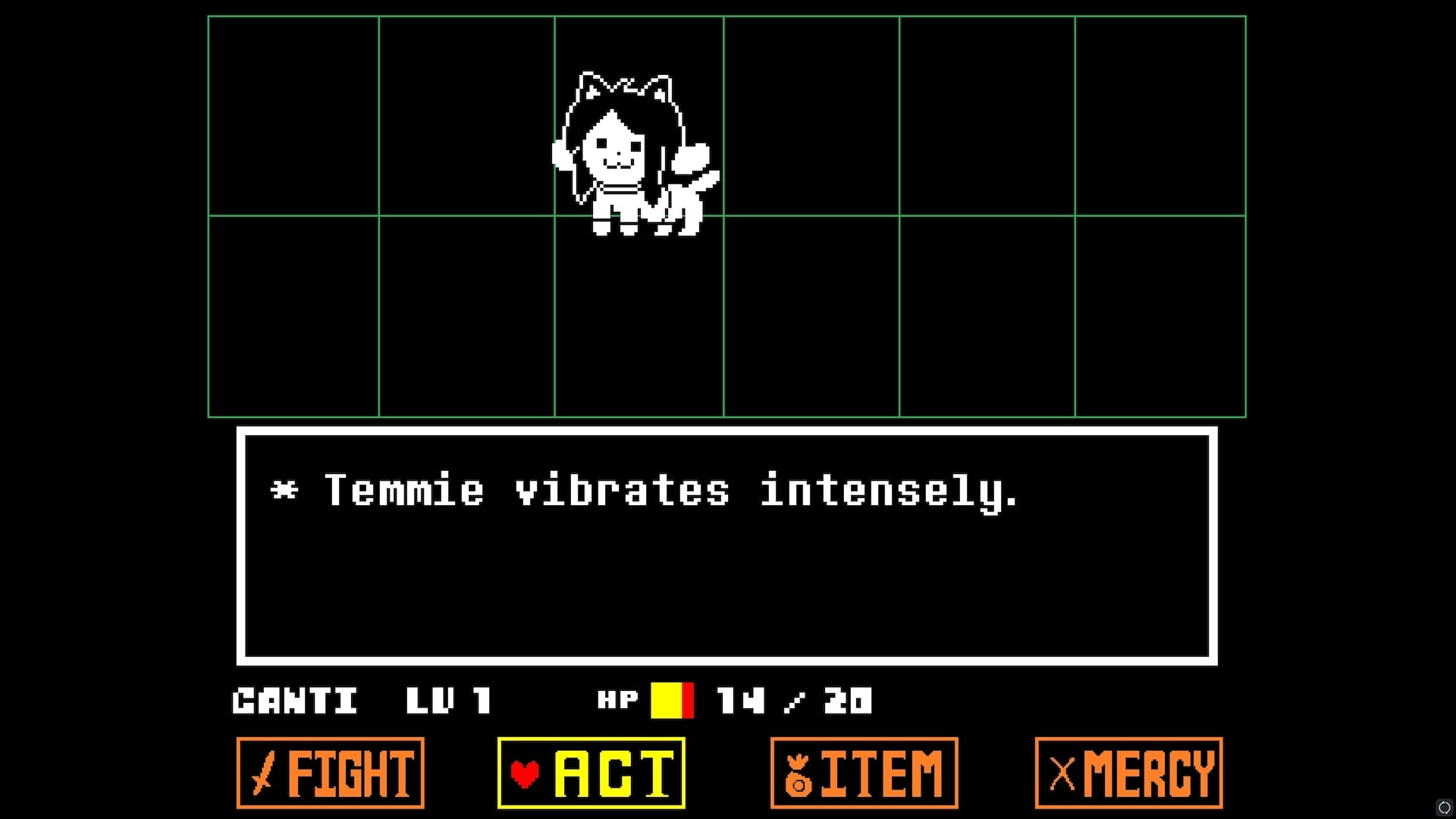 Undertale gameplay screenshot 19