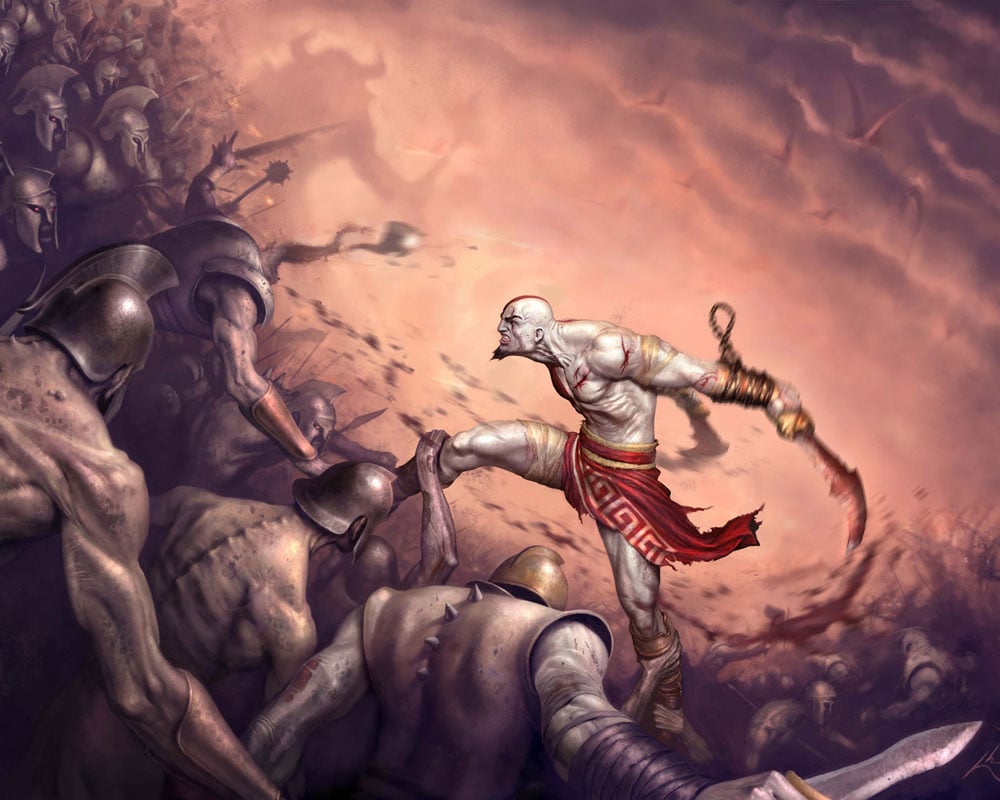 God of War II artwork