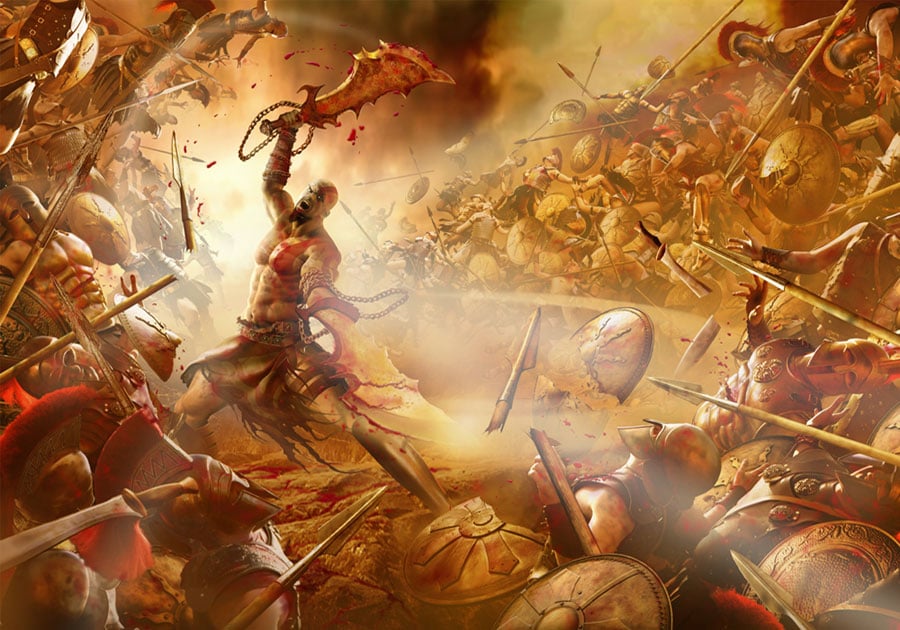 God of War II artwork