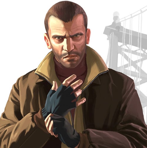 Niko Bellic in Grand Theft Auto IV