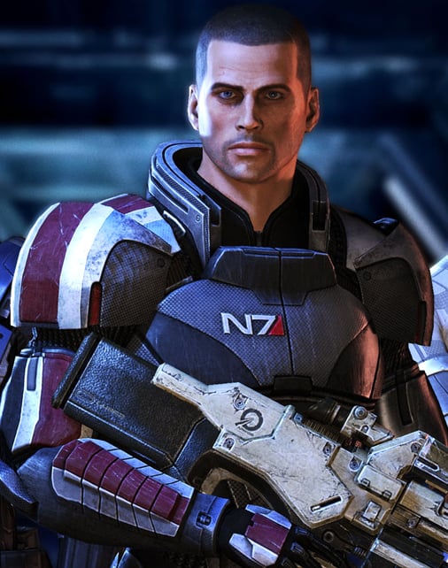Commander Shepard (male) in Mass Effect 2