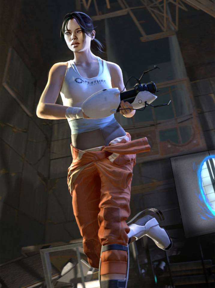 Chell in Portal 2