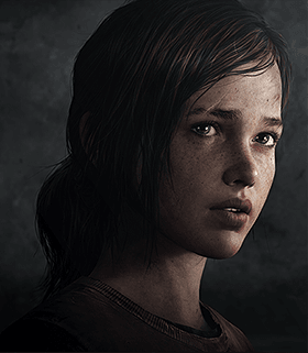 Ellie in The Last of Us